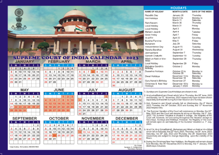 Telangana High Court Calendar 2024 Leyla Ophelia